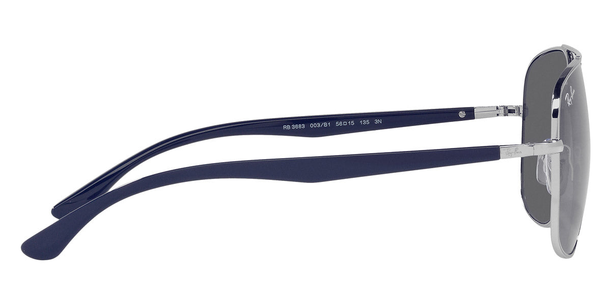 RAY-BAN SUNGLASSES - RB3683 003/B1 59 - Silver