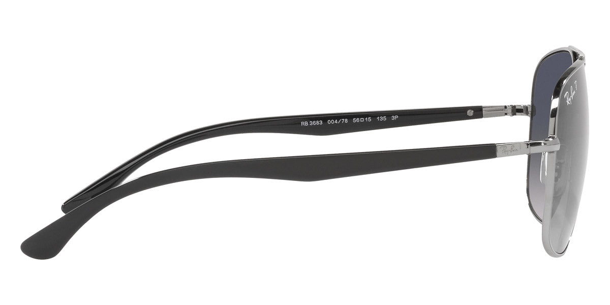 RAY-BAN SUNGLASSES - RB3683 004/78 59 - Gunmetal