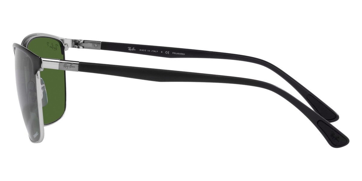 RAY-BAN SUNGLASSES - RB3686 9144P1 57 - Black on Silver