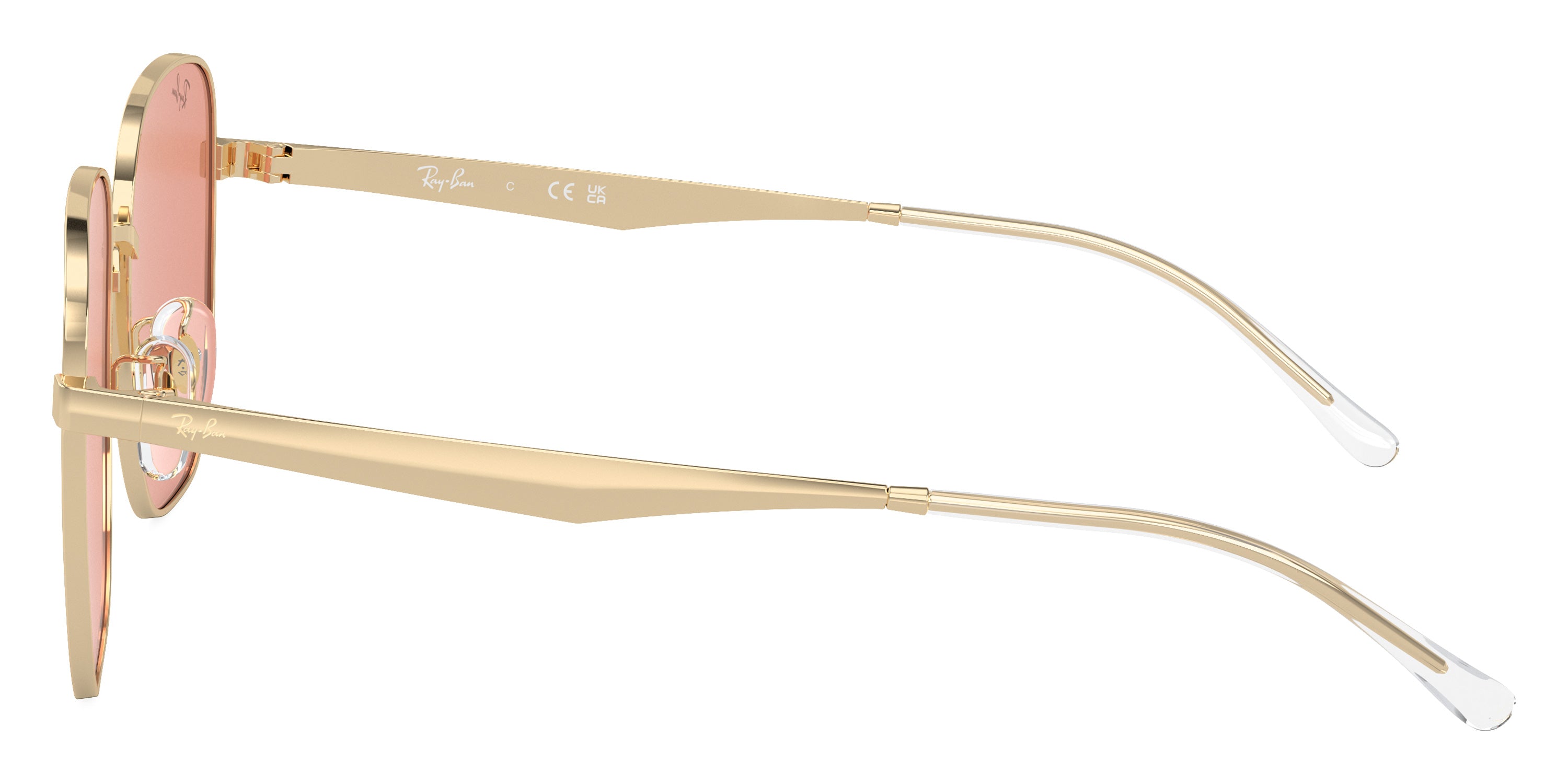 RAY-BAN SUNGLASSES - RB3713D 921374 57 - Pale Gold