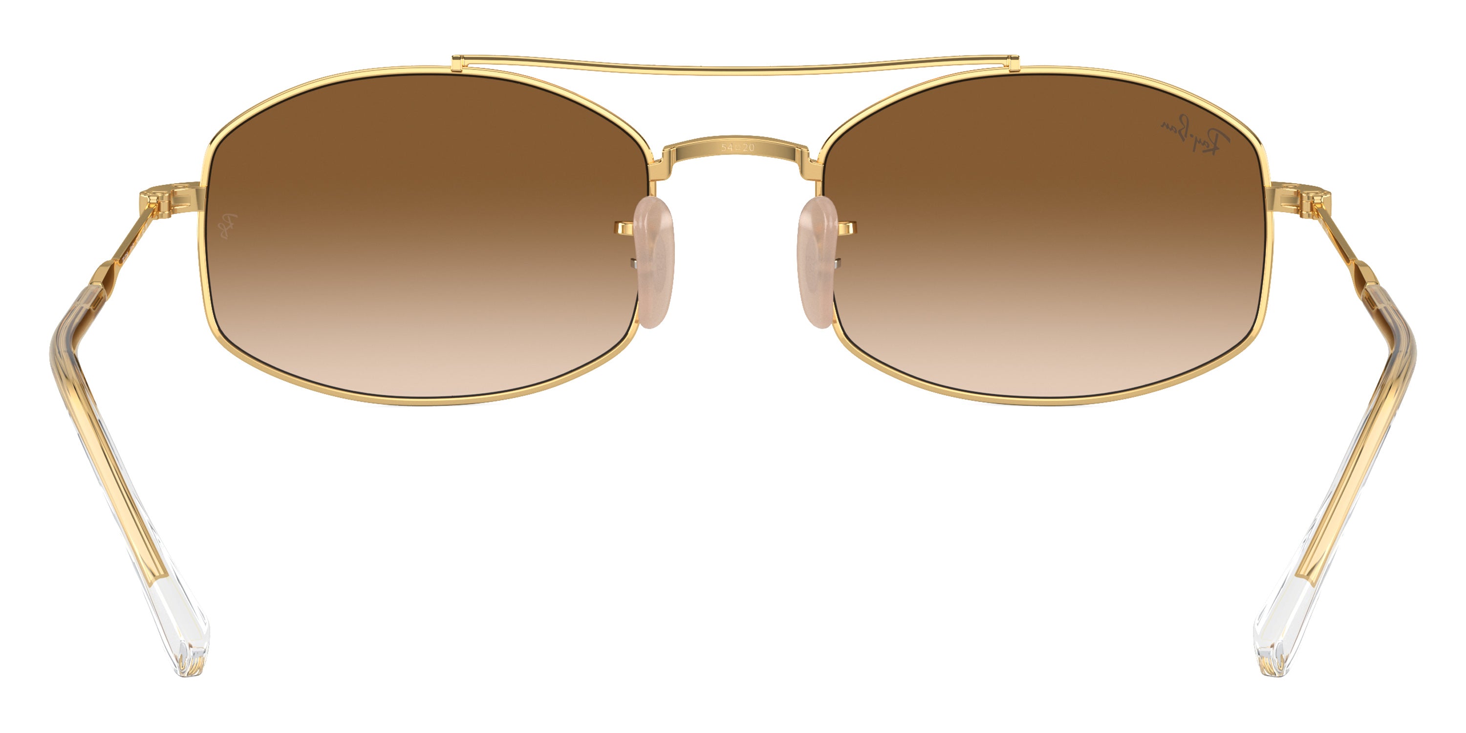 RAY-BAN SUNGLASSES - RB3719 001/51 51 - Gold