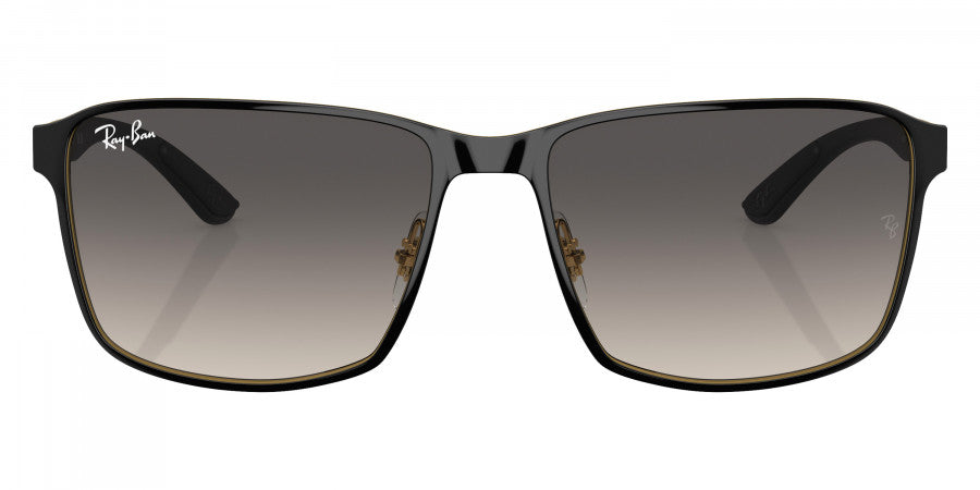 RAY-BAN SUNGLASSES - RB3721 187/11 59 - Black on Gold
