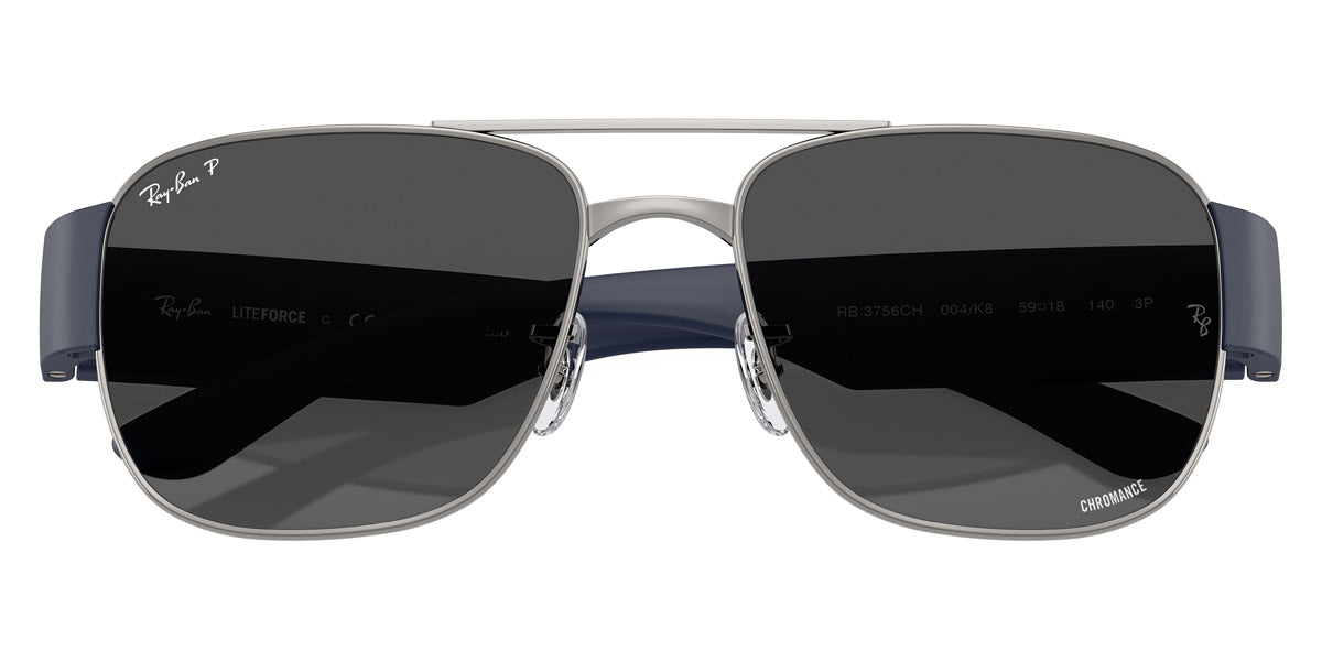 RAY-BAN SUNGLASSES - RB3756CH 004/K8 56 - Gunmetal/Sand Dark Blue