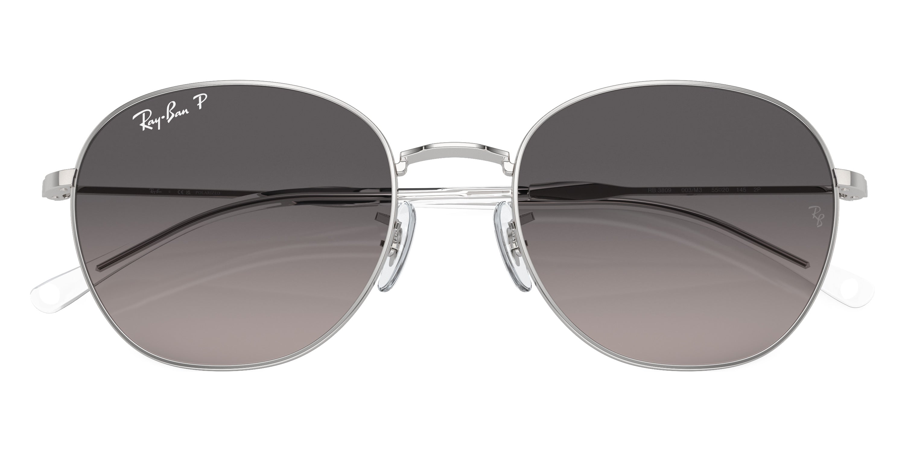 RAY-BAN SUNGLASSES - RB3809 003/M3 55 - Silver
