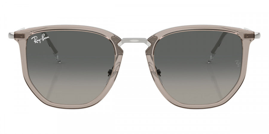 RAY-BAN SUNGLASSES - RB4451 680271 53 - Transparent Gray/Silver