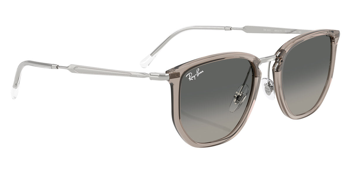 RAY-BAN SUNGLASSES - RB4451 680271 53 - Transparent Gray/Silver