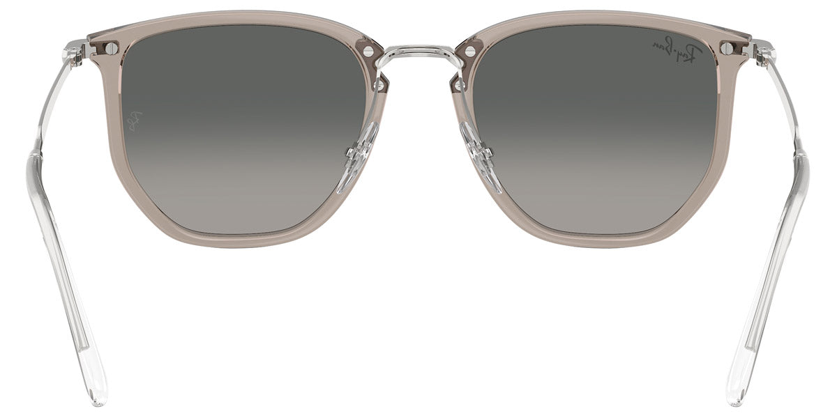 RAY-BAN SUNGLASSES - RB4451 680271 53 - Transparent Gray/Silver
