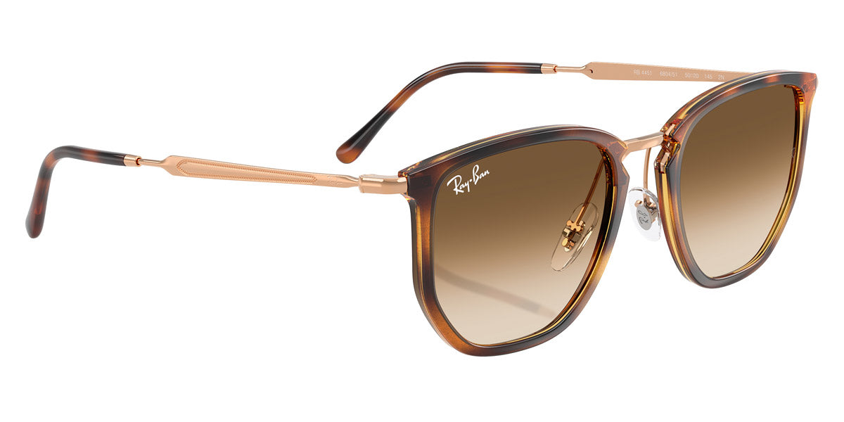 RAY-BAN SUNGLASSES - RB4451 680451 53 - Transparent Orange/Rosegold
