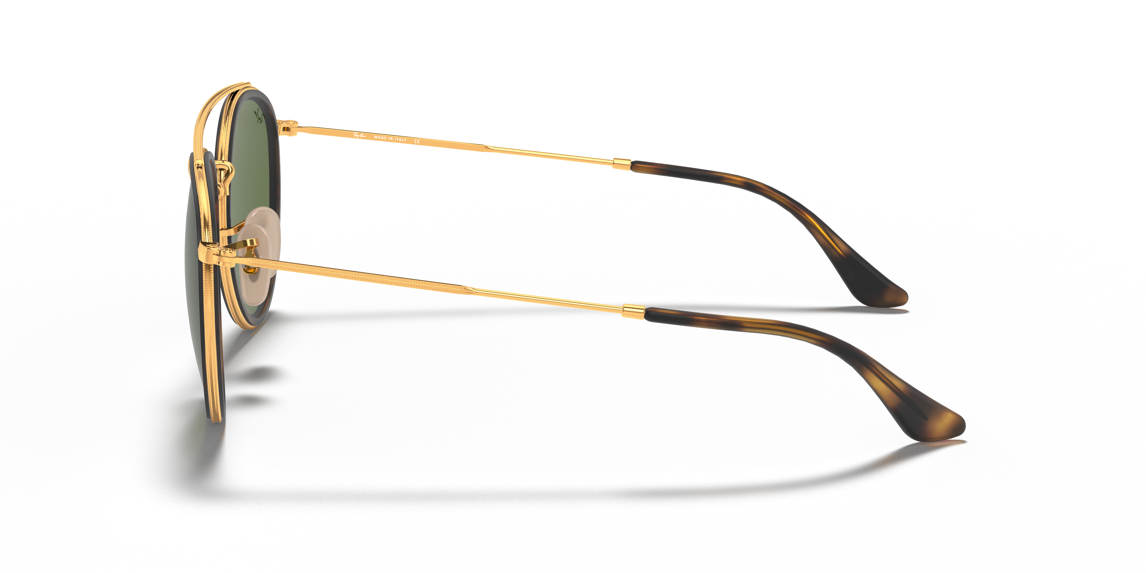 RAY-BAN SUNGLASSES ROUND DOUBLE BRIDGE - RB3647N 001 51