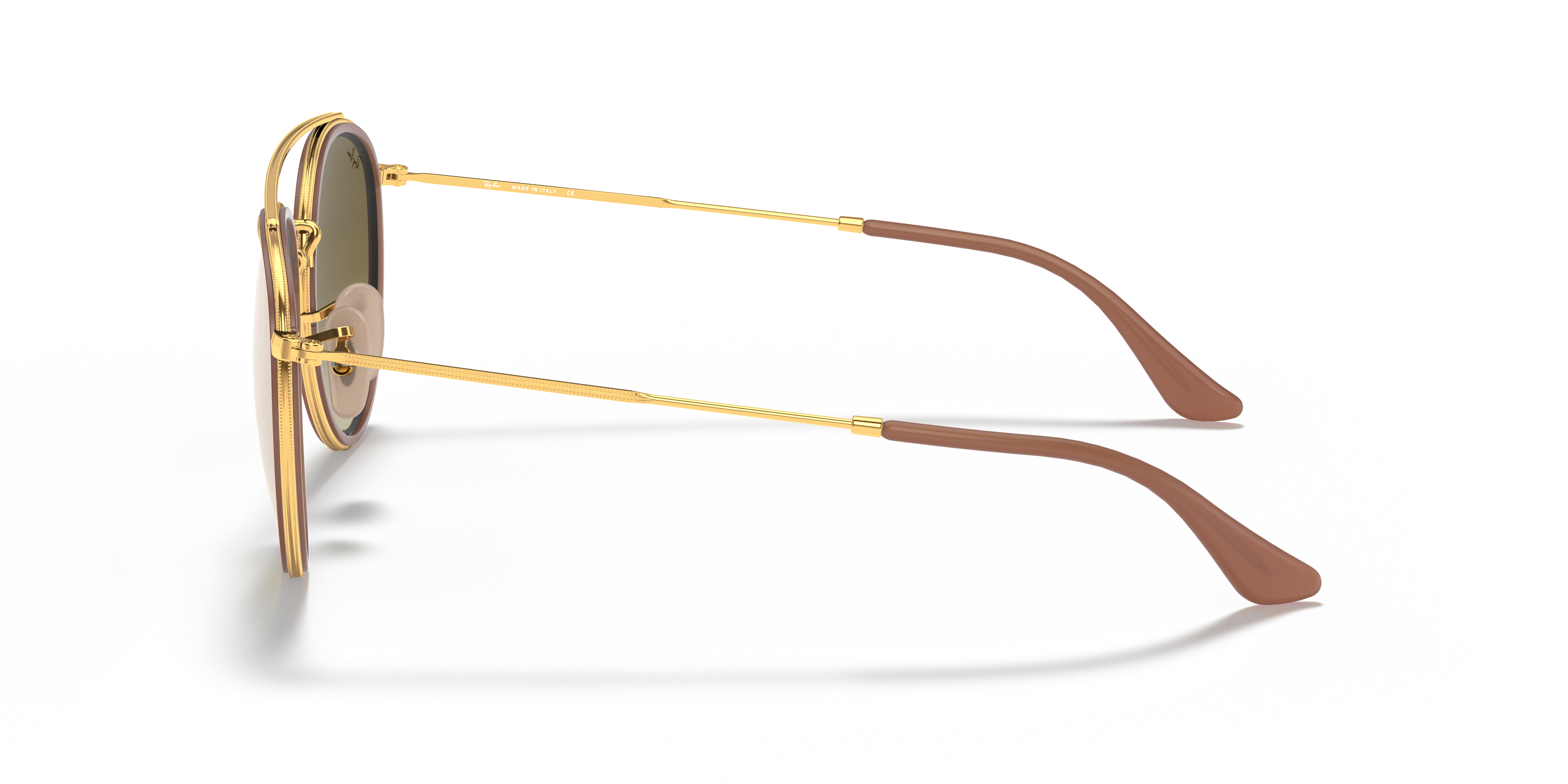 RAY-BAN SUNGLASSES ROUND DOUBLE BRIDGE - RB3647N 001/7O 51