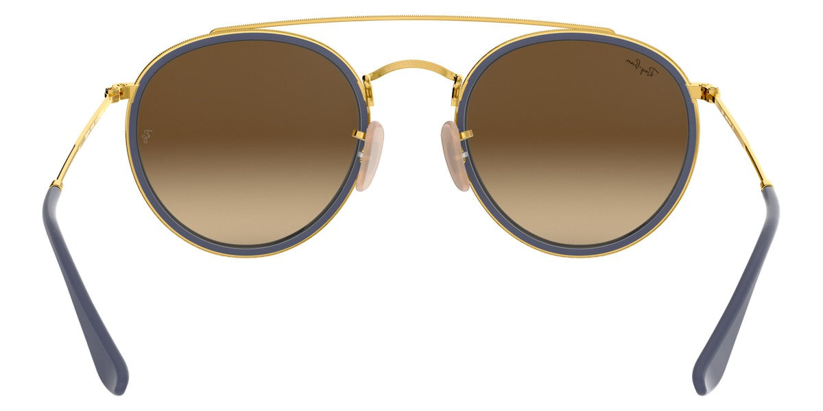 RAY-BAN SUNGLASSES ROUND DOUBLE BRIDGE - RB3647N 001/9U 51 - Arista
