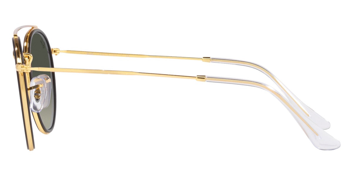 RAY-BAN SUNGLASSES ROUND DOUBLE BRIDGE - RB3647N Legend Gold