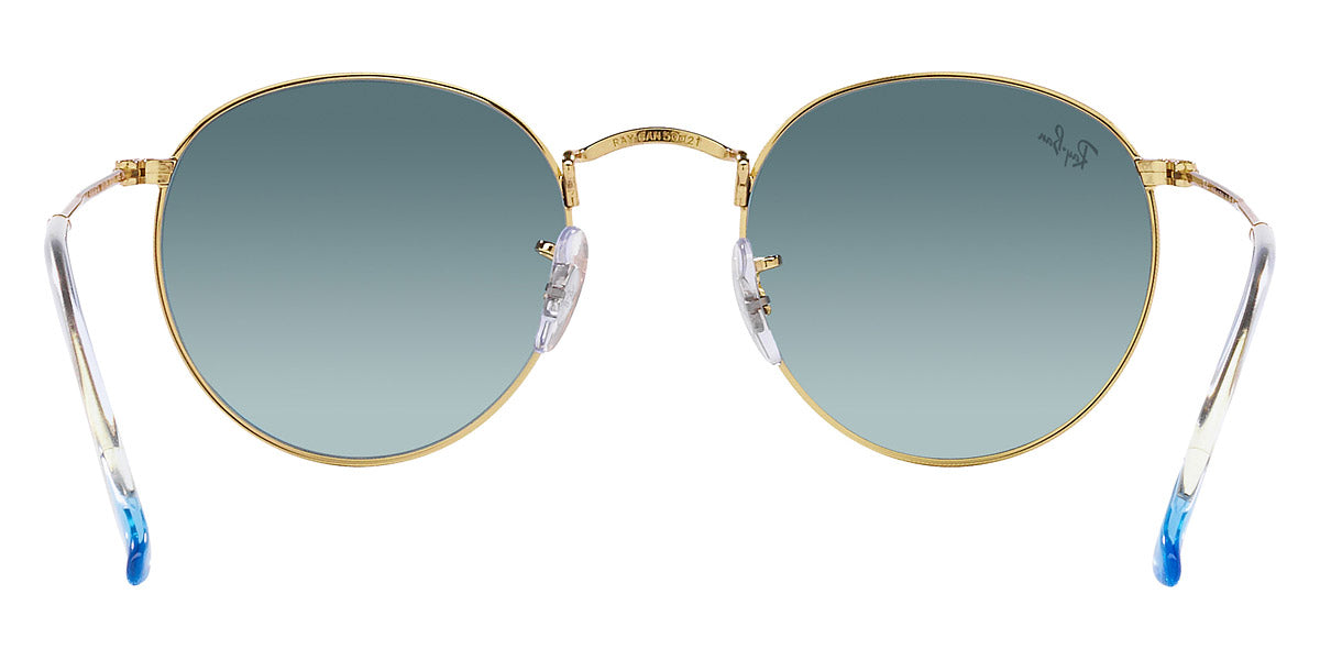 RAY-BAN SUNGLASSES ROUND METAL - RB3447 001/3M 50 - Gold