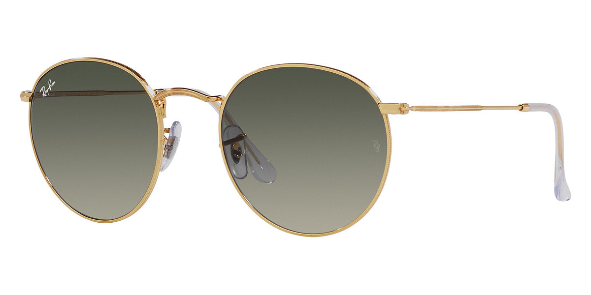 RAY-BAN SUNGLASSES ROUND METAL - RB3447 001/71 50 - Gold