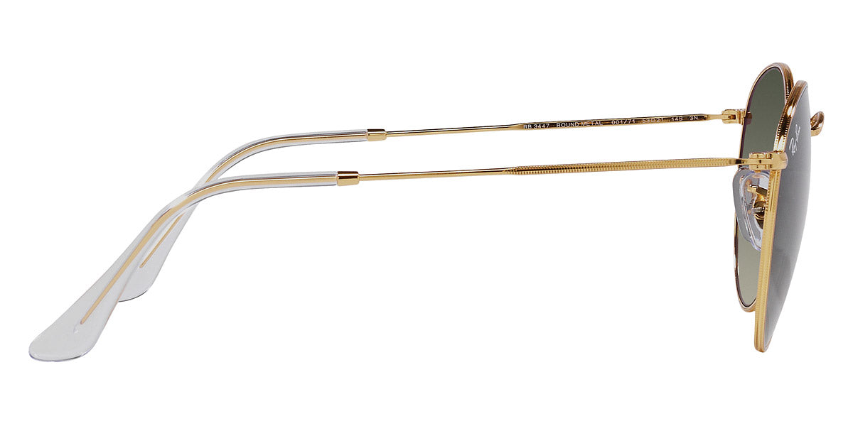 RAY-BAN SUNGLASSES ROUND METAL - RB3447 001/71 50 - Gold