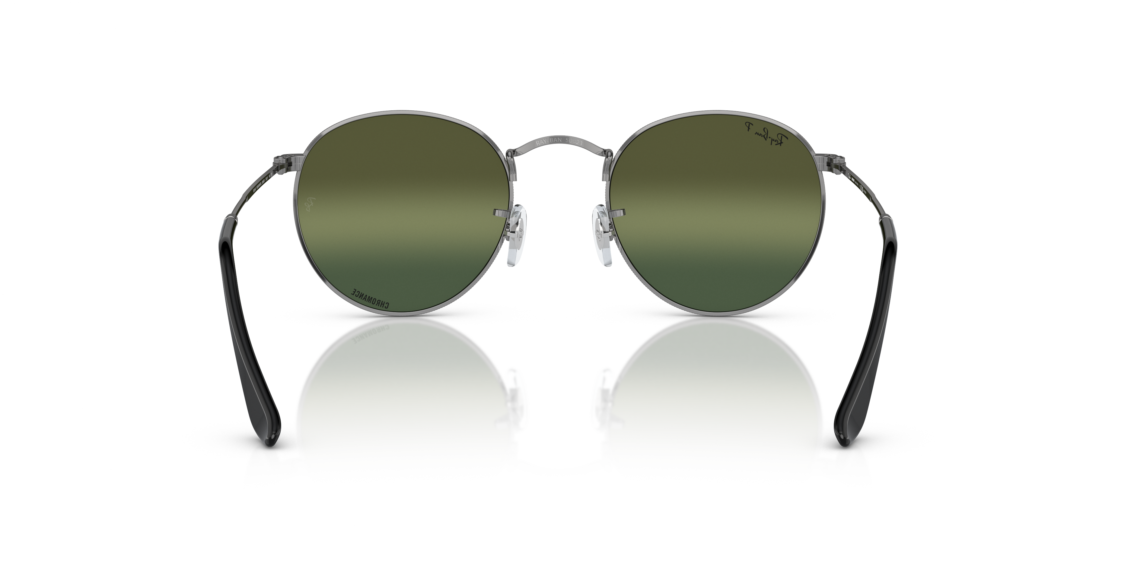 RAY-BAN SUNGLASSES ROUND METAL - RB3447 004/G4 53