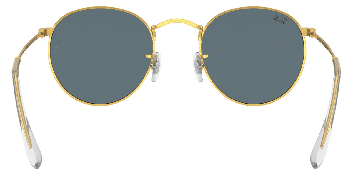 RAY-BAN SUNGLASSES ROUND METAL - RB3447 9196R5 50 - Legend Gold