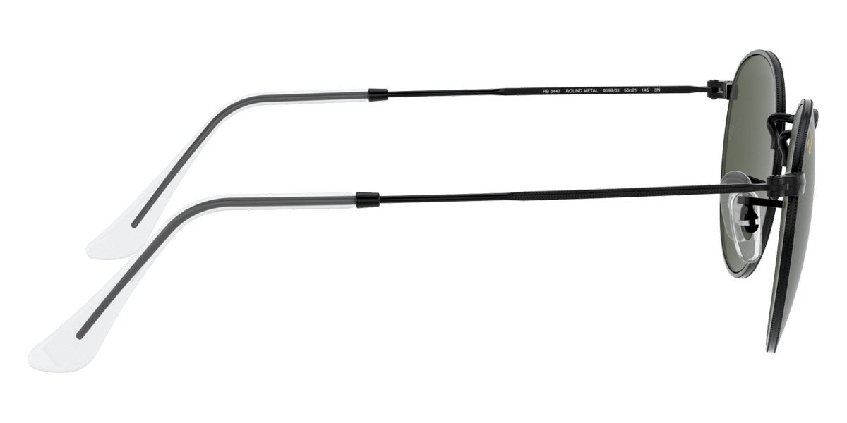 RAY-BAN SUNGLASSES ROUND METAL - RB3447 919931 50 - Black