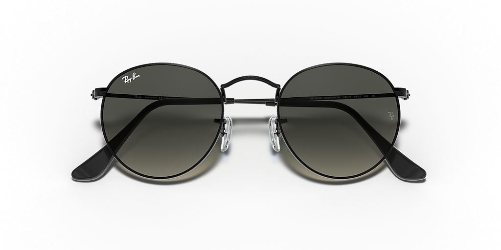 RAY-BAN SUNGLASSES ROUND METAL - RB3447N 001/9O 50