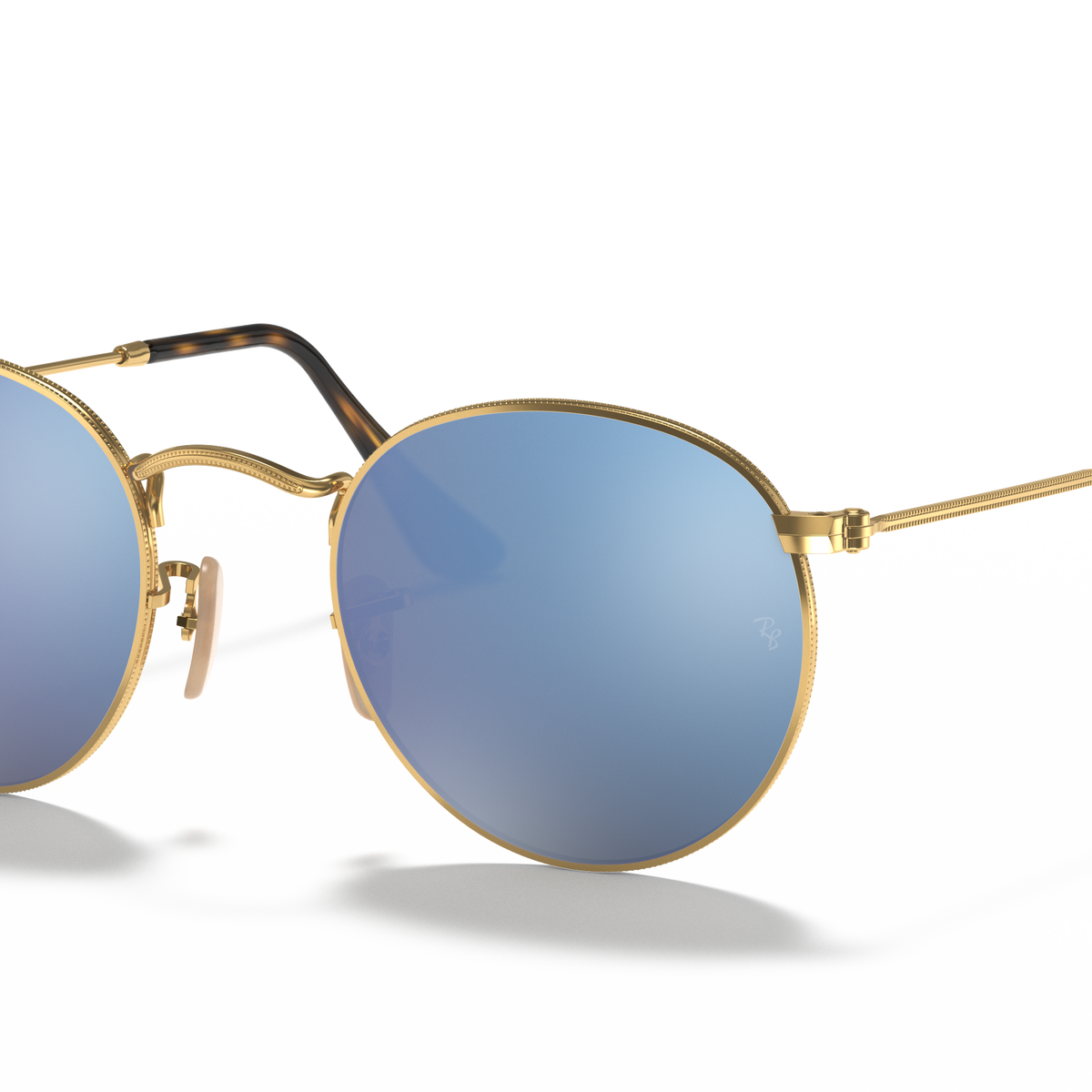 小物 Ray-Ban rb3447n 001 9o 50 ray-ban-sunglasses-round-metal