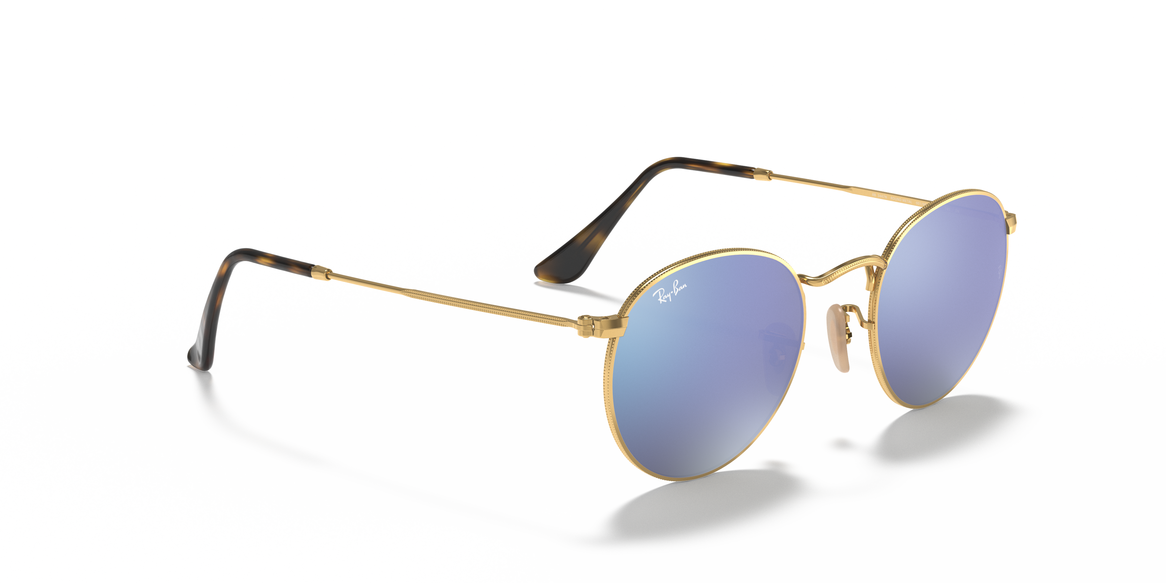 RAY-BAN SUNGLASSES ROUND METAL - RB3447N 001/9O 50