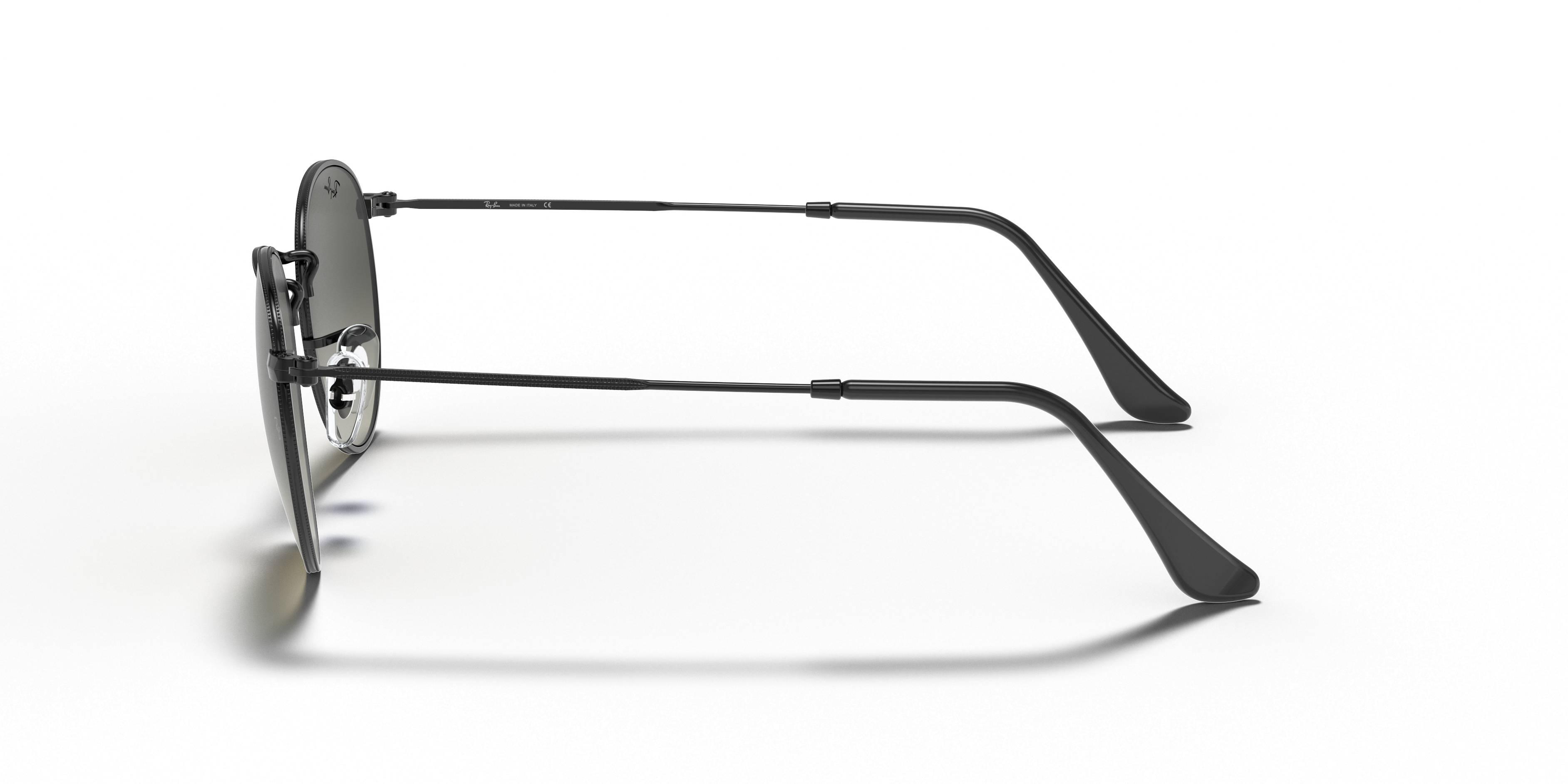 RAY-BAN SUNGLASSES ROUND METAL - RB3447N 002/71 53