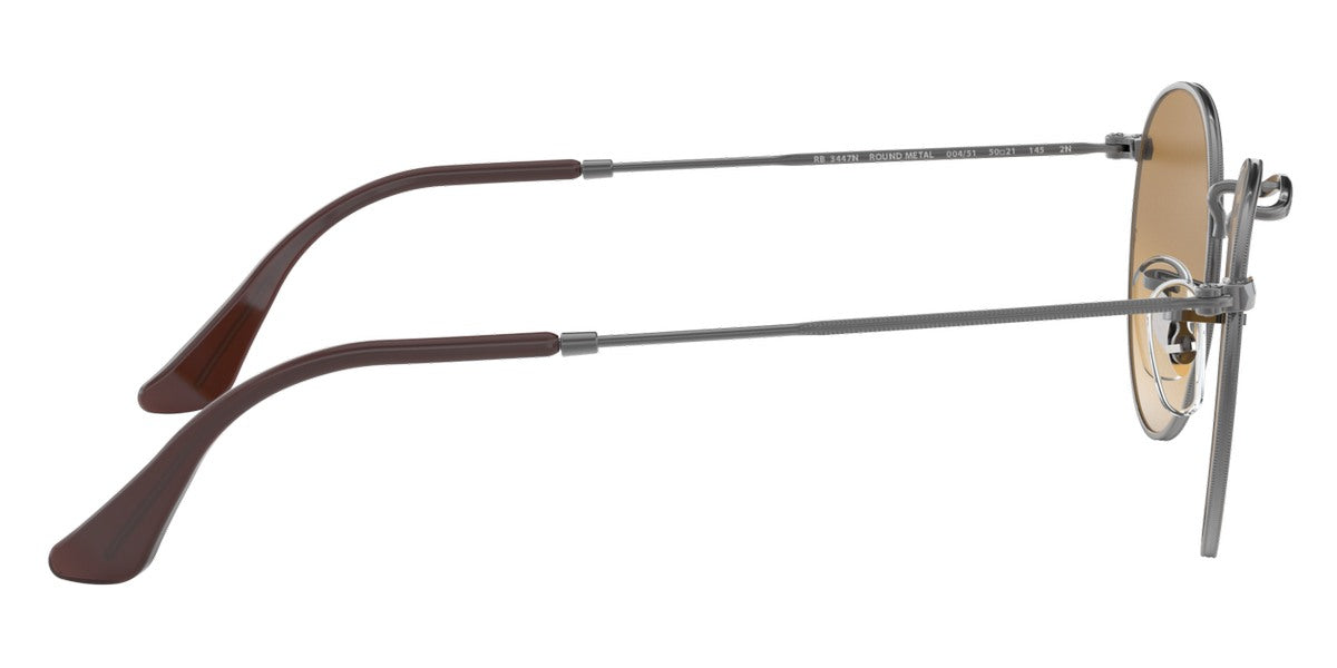 RAY-BAN SUNGLASSES ROUND METAL - RB3447N 004/51 53 - Gunmetal