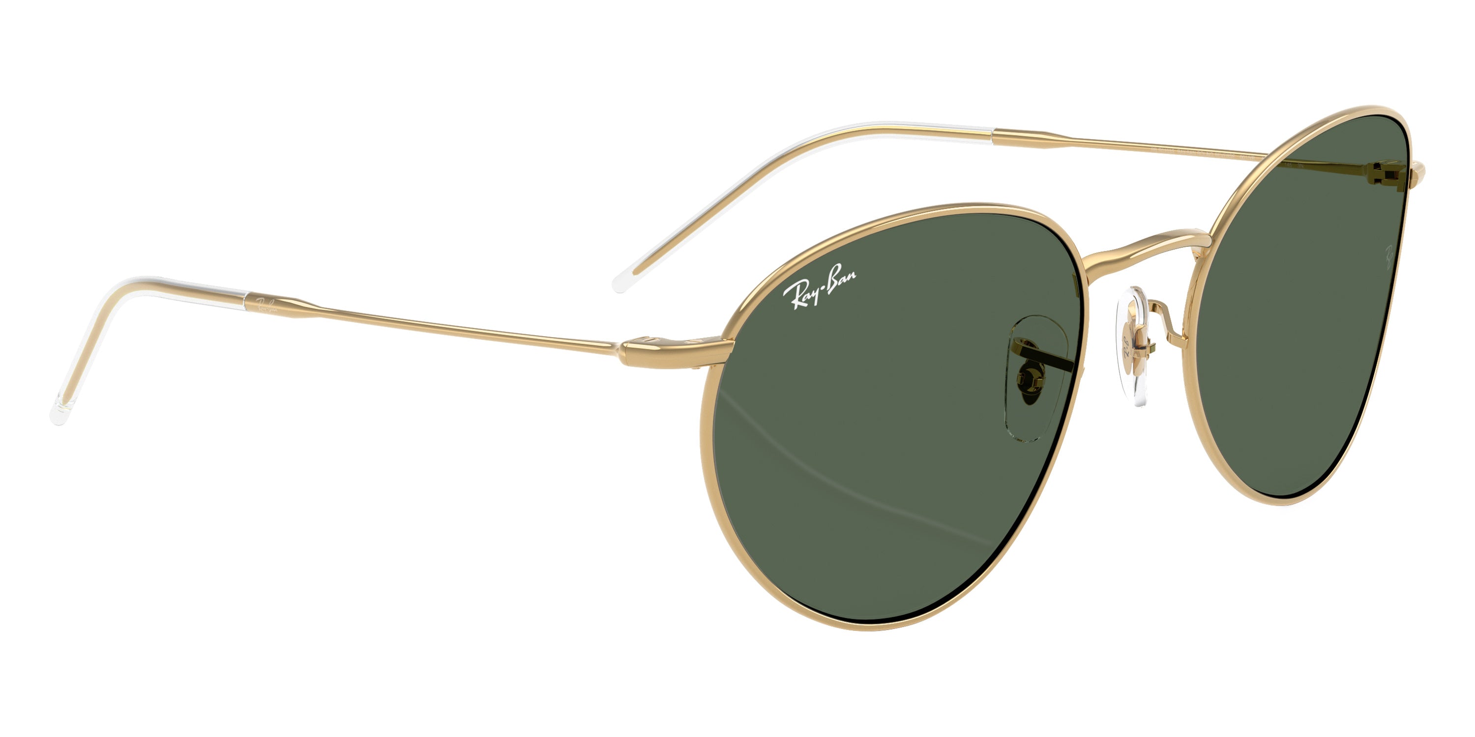 RAY-BAN SUNGLASSES ROUND REVERSE - RBR0103S 001/VR 53 - Arista Gold