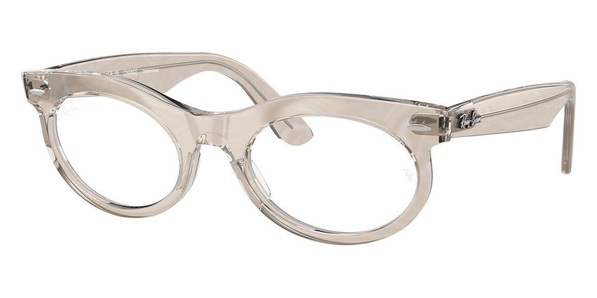 RAY-BAN SUNGLASSES WAYFARER OVAL - RB2242 1383GG 53 - Photo Waves Gray