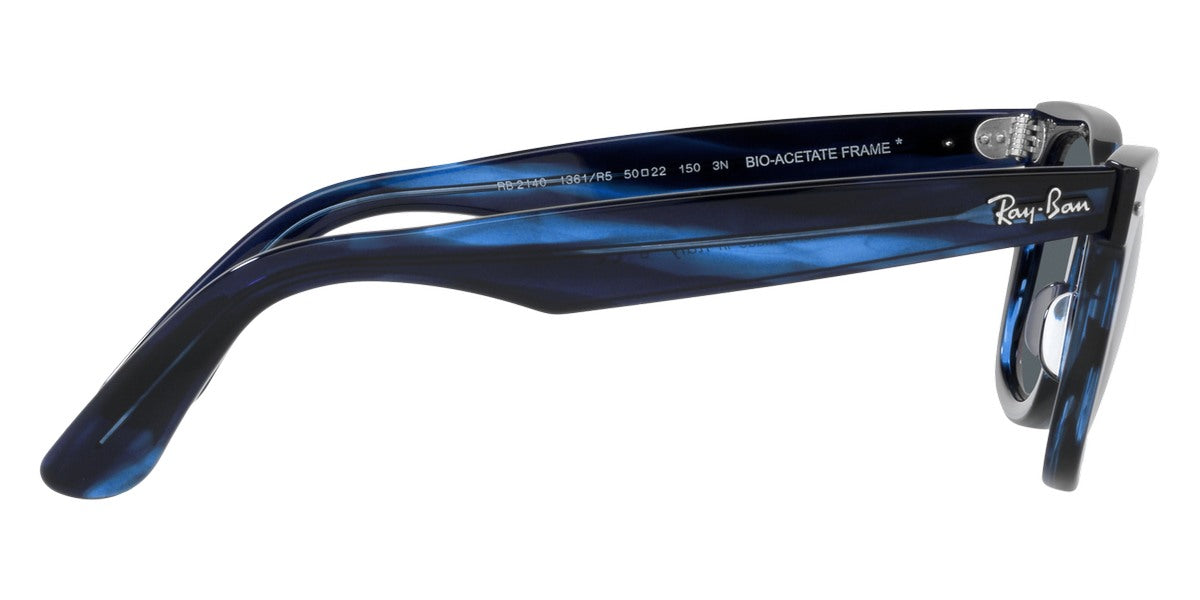 RAY-BAN SUNGLASSES WAYFARER - RB2140 1361R5 50 - Striped Blue