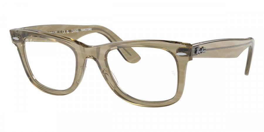 RAY-BAN SUNGLASSES WAYFARER - RB2140 1387GG 50 - Photo Striped Gray