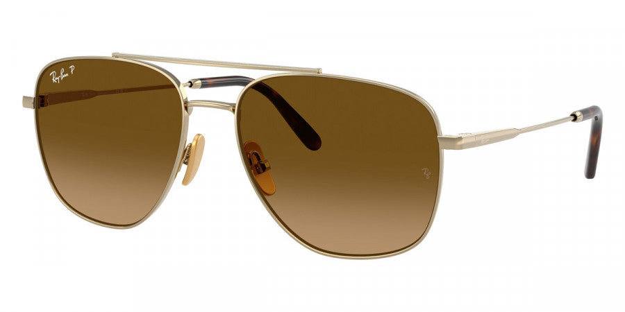RAY-BAN SUNGLASSES WILLIAM - RB8097 9265M2 Arista Gold