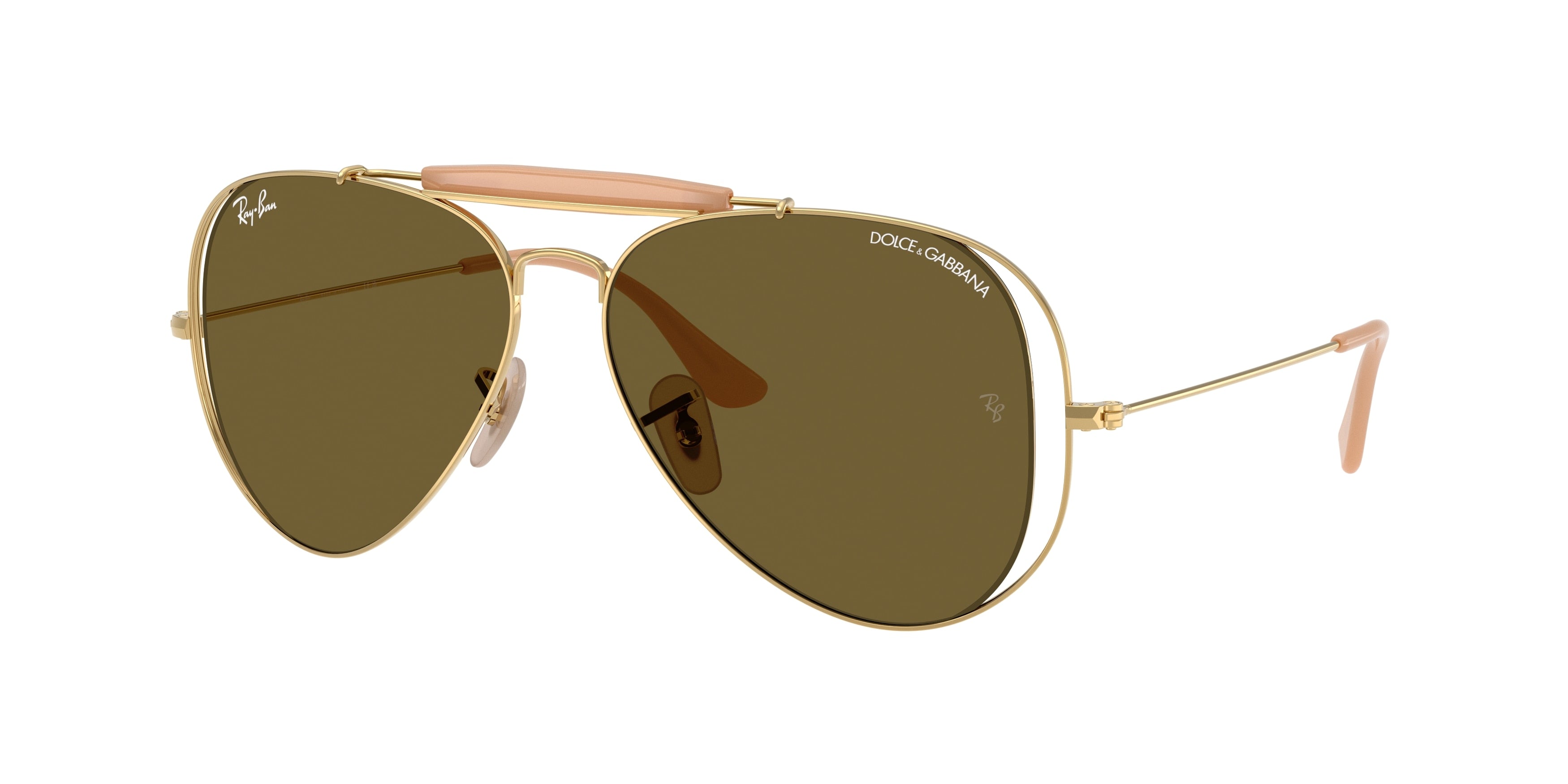 RAY-BAN X DOLCE GABBANA SUNGLASSES AVIATOR OUTDOORSMAN - RB3029M 001/73
