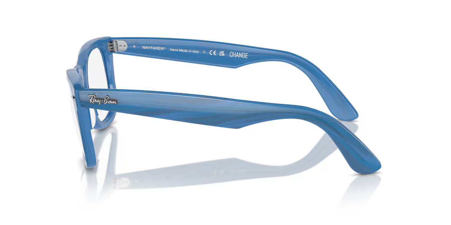 RAYBAN EYEGLASSES WAYFARER EASE - RX4340V 8384 50 - Photo Striped Blue