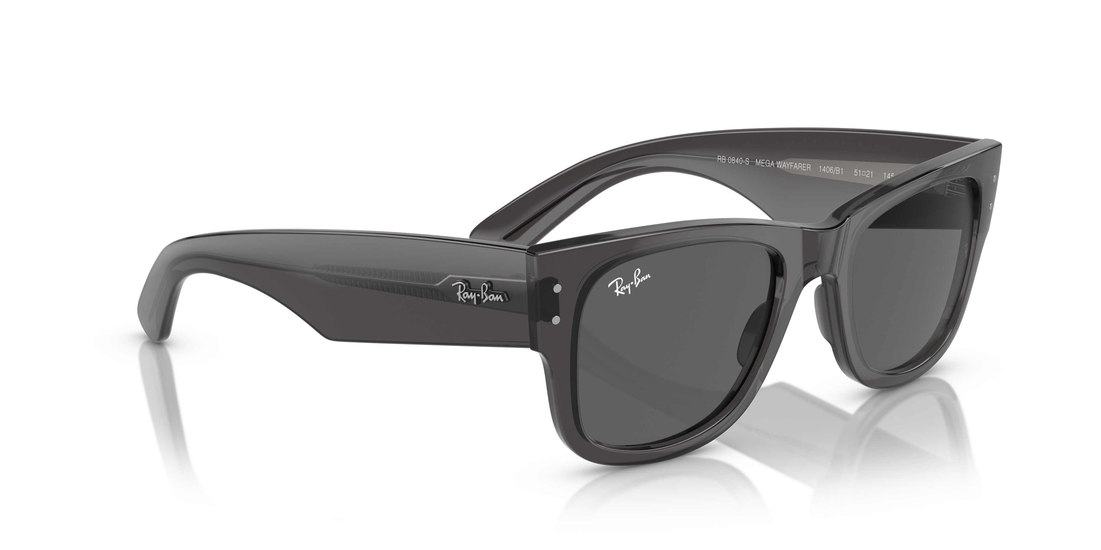 RAYBAN SUNGLASSES MEGA WAYFARER - RB0840S 1406B1 51