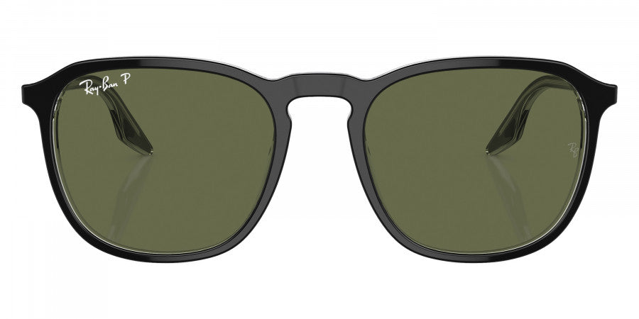 RAYBAN SUNGLASSES - RB2203 919/58 52 - Black on Transparent