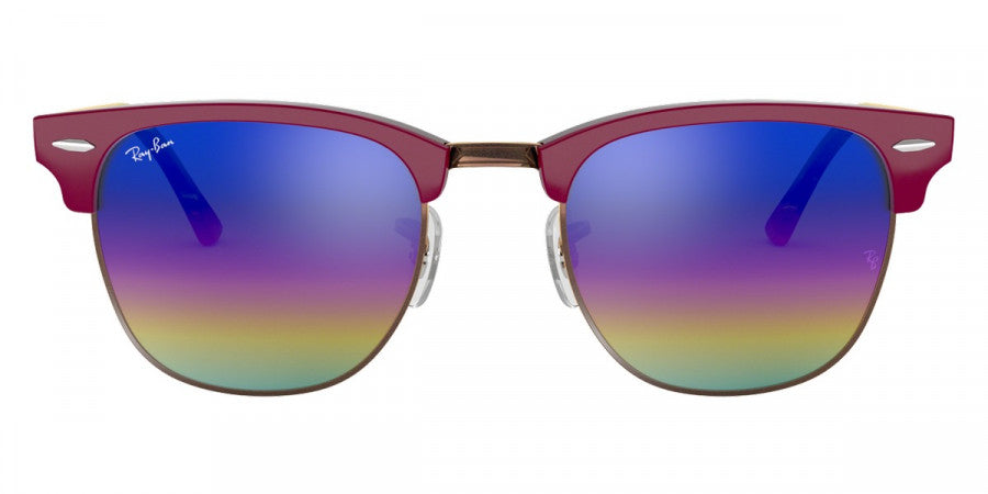 Ray-Ban™ Clubmaster RB3016 1222C2 51 - برونزي داكن معدني