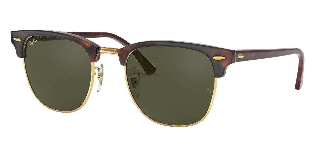 Ray-Ban™ Clubmaster RB3016 W0366 55 - سلحفاة على الذهب