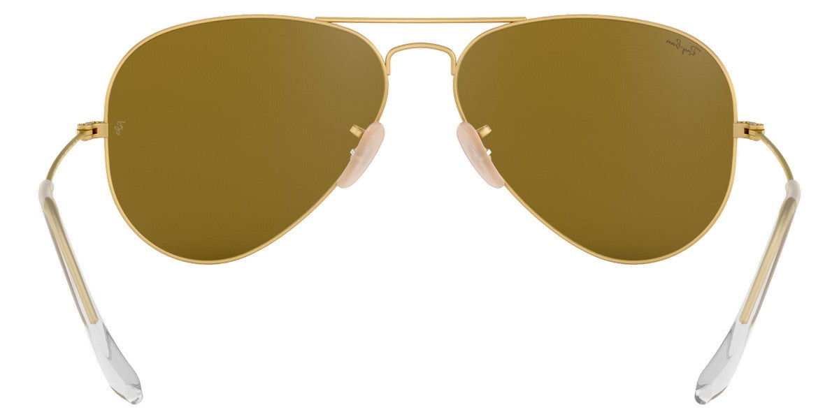 RAY-BAN SUNGLASSES Aviator Large Metal RB3025 Matte Gold