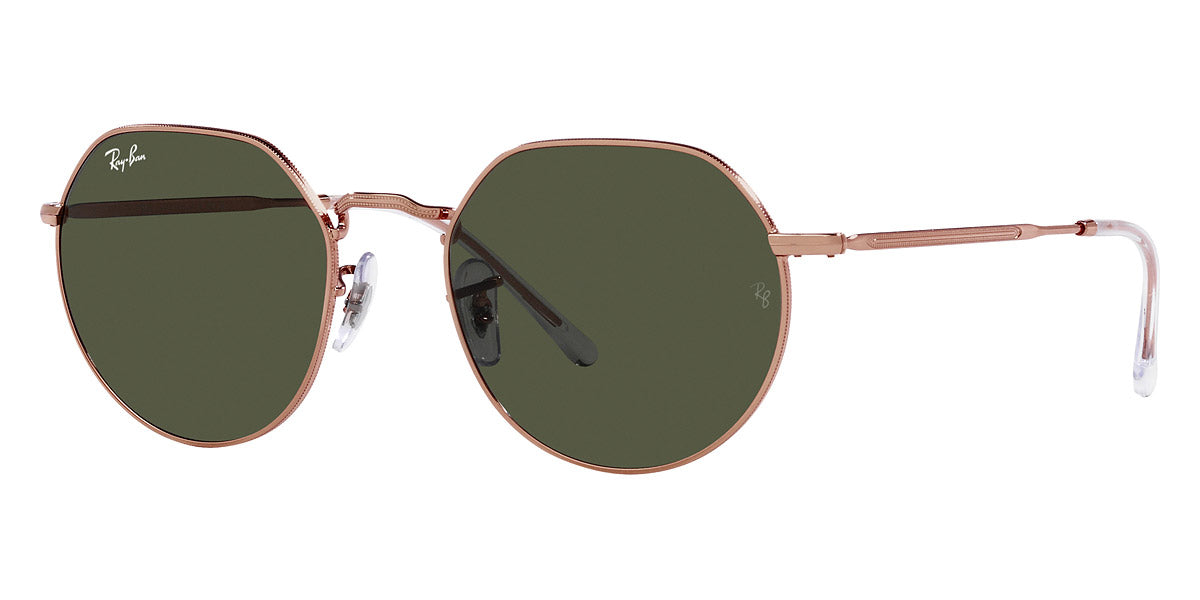 نظارة Ray-Ban™ Jack RB3565 920231 51 - باللون الذهبي الوردي