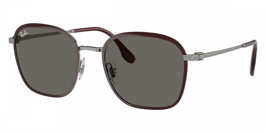 Ray-Ban™ RB3720 9263R5 55 - أحمر على لون معدني