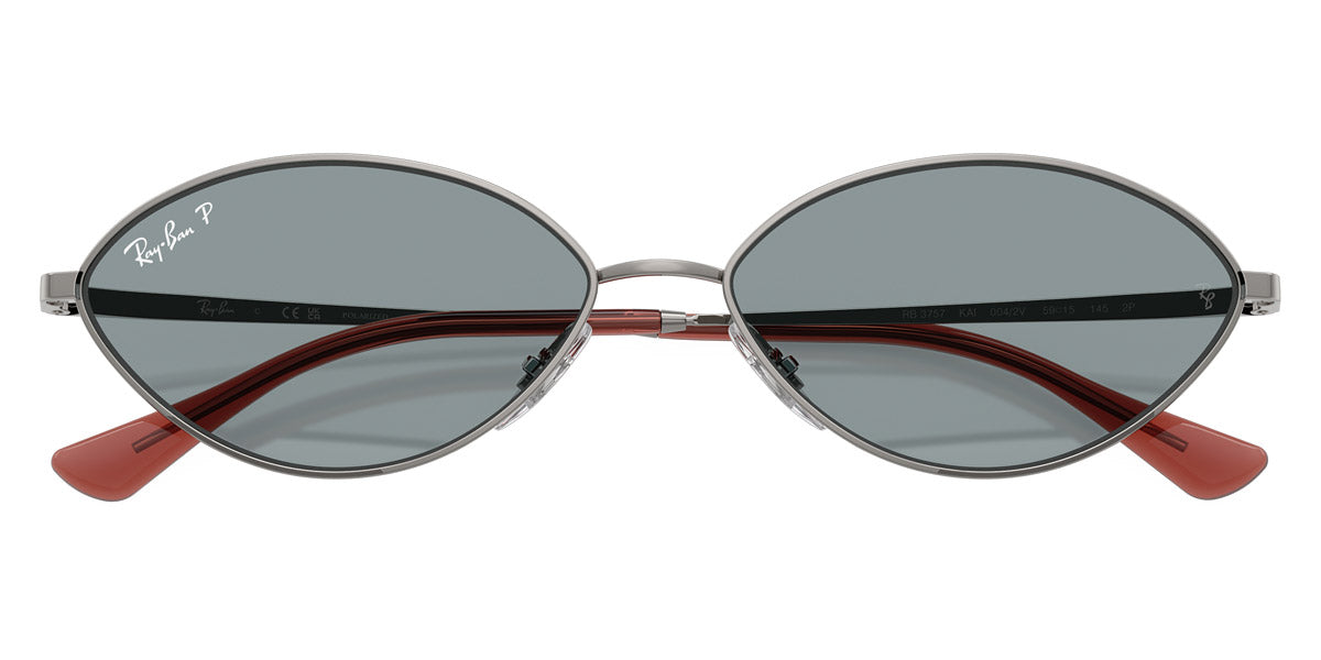 RAY-BAN SUNGLASSES KAI - RB3757 004/2V 59 - Gunmetal