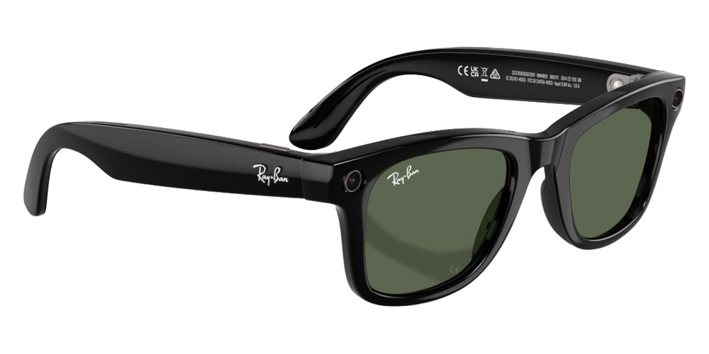 RAY-BAN META SUNGLASSES WAYFARER (GEN 2) - RW4012 601/71 53 - Shiny Black