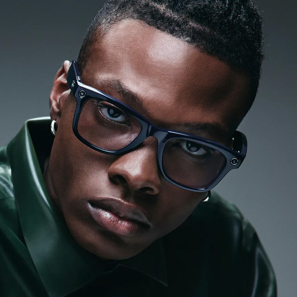 RAY-BAN SUNGLASSES META WAYFARER (GEN 2) - RW4012 6628MF 50 - Shiny Cosmic Blue