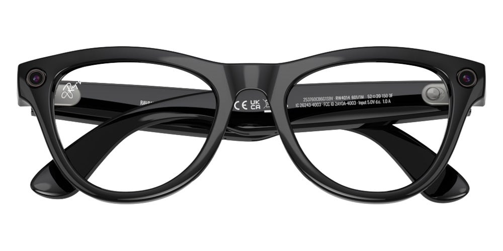 RAY-BAN SUNGLASSES META SKYLER (GEN 2) - RW4014 601/1M 52 - Shiny Black