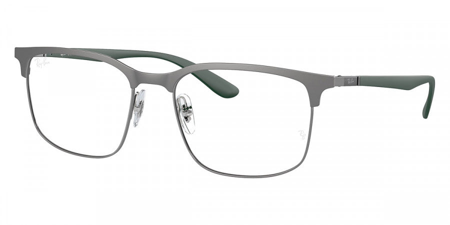 Ray-Ban™ RX6518 2620 57 - لون Gunmetal/Sand Green