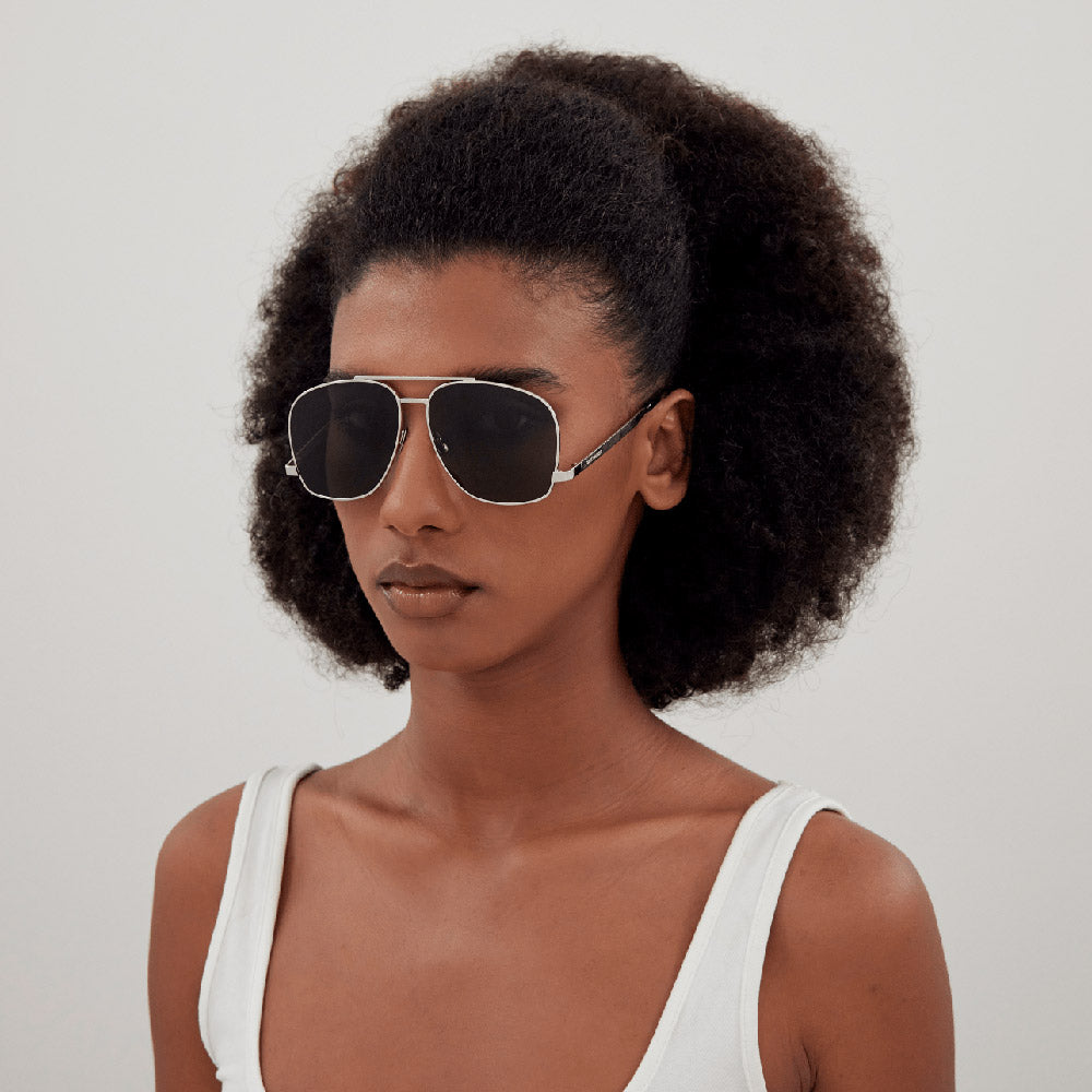 SAINT LAURENT SUNGLASSES YSL - SL 653 LEON 002 59 - Black