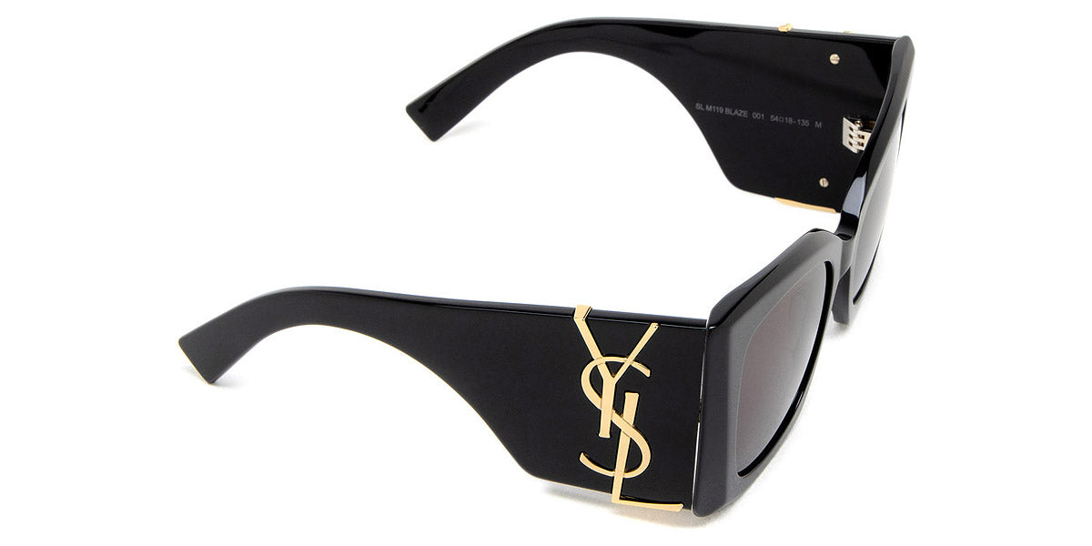 SAINT LAURENT SUNGLASSES YSL - SL M119 BLAZE 001 54 - Black