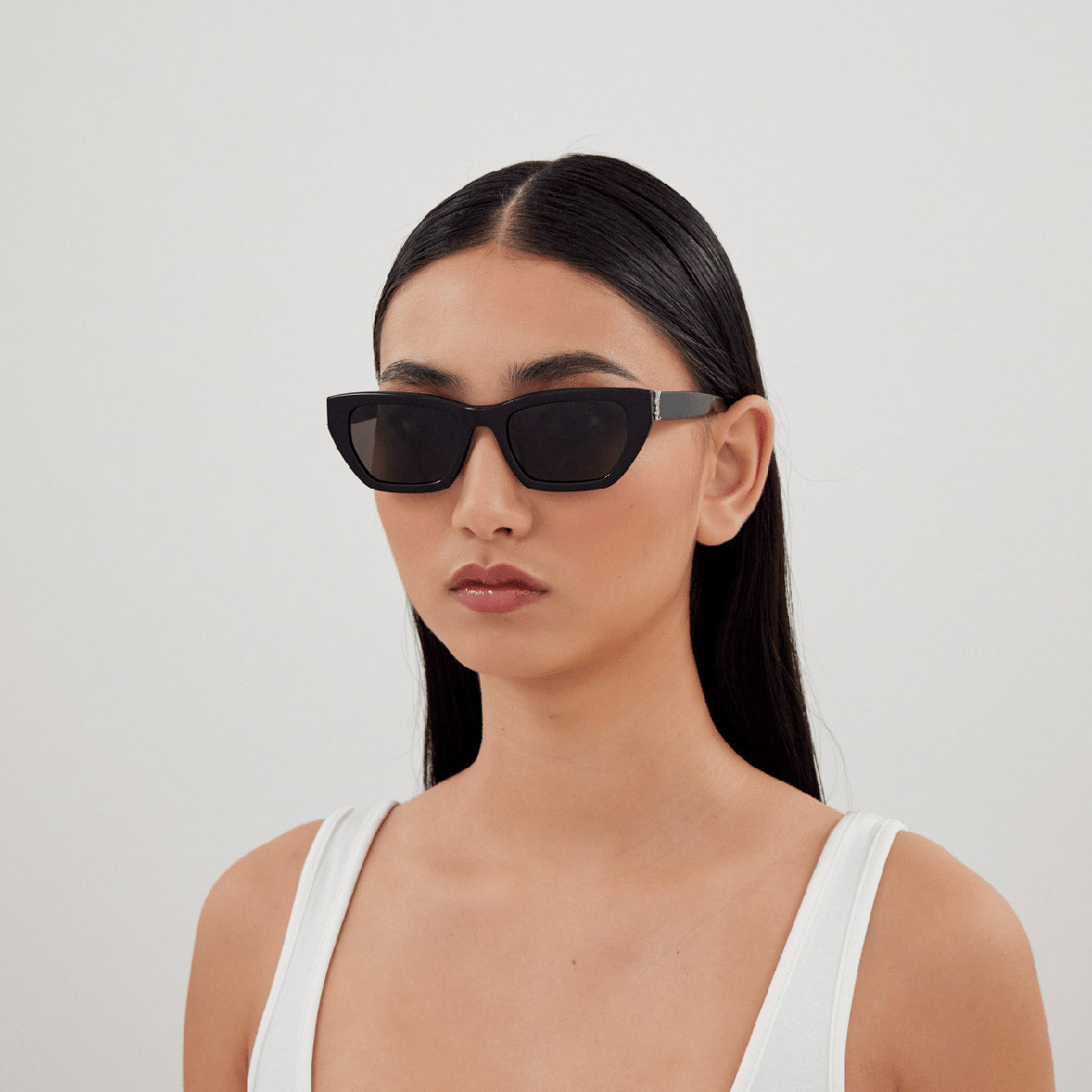 SAINT LAURENT SUNGLASSES YSL - SL M127/F 001 53 - KATE