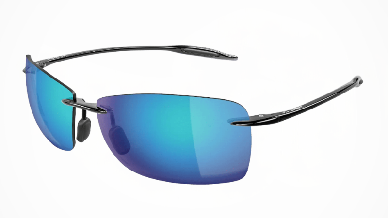 MAUI JIM SUNGLASSES - MJ0423S-040/B423-02 BLUE HAWAII LIGHTHOUSE SHINY BLACK